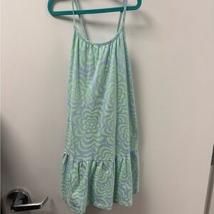 GAP Kids Blue and Green Patterned Dress. Worn once